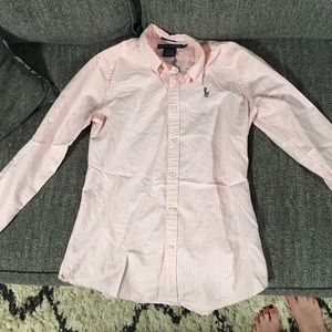 Pink Polo Ralph Lauren button down shirt
